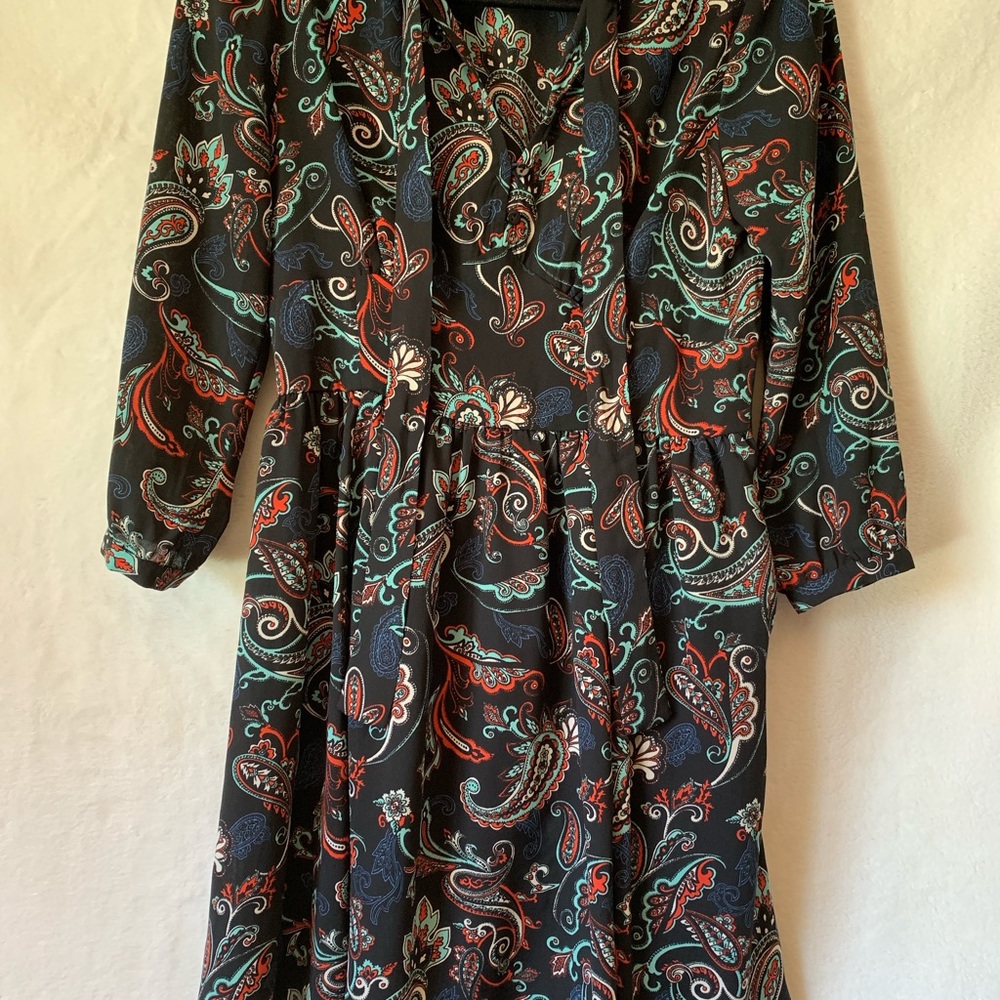 Woman dress floral - Picture 3 of 8